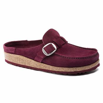 Birkenstock Buckley Ruskind Træsko Dame Bordeaux | DK 290OKI